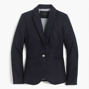 NWT Unworn. J. Crew Campbell Blazer. Navy Blue. Size 6